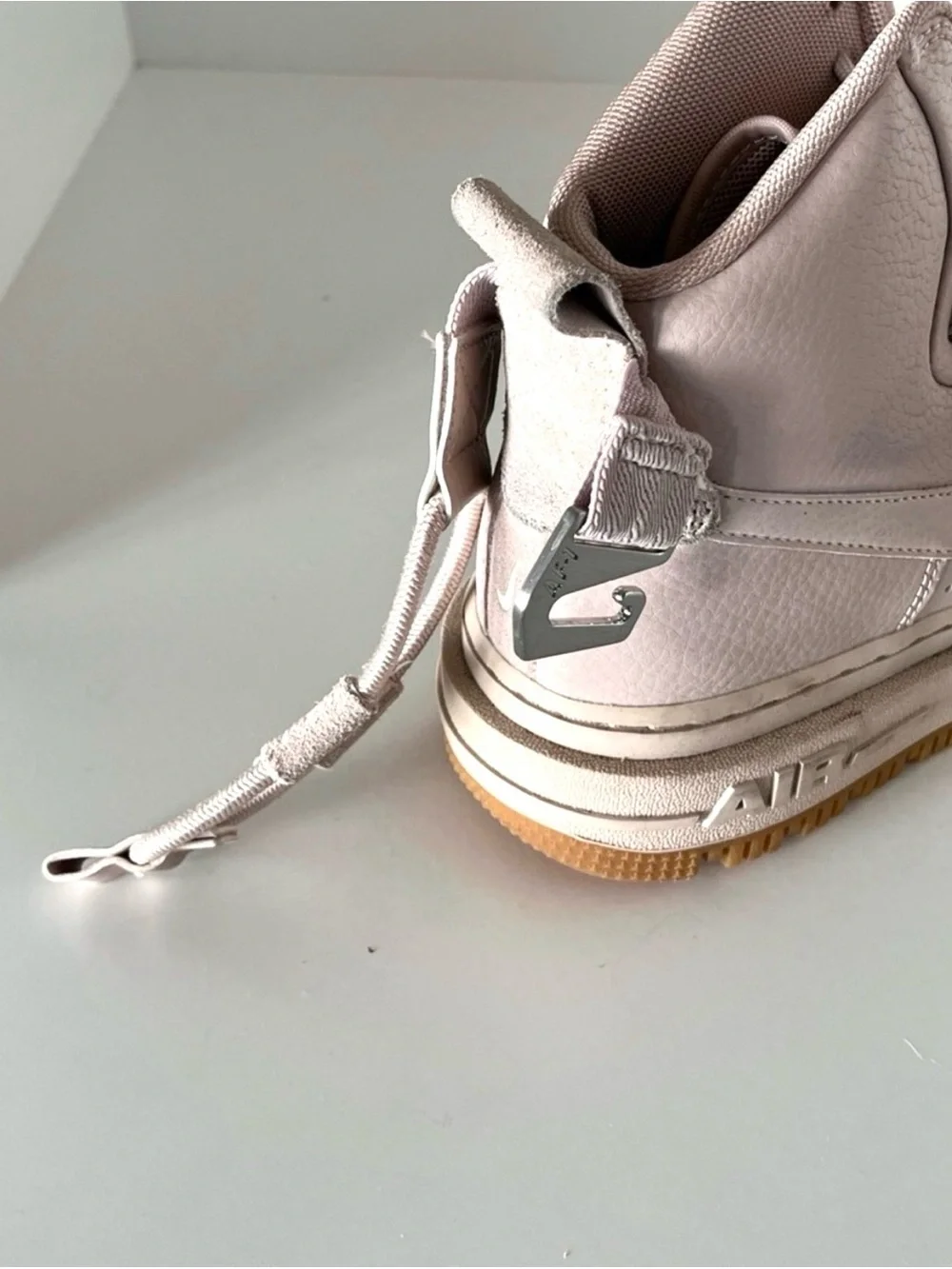 Nike Air Force 1 High Utility 2.0 Arctic Pink Gum Sneaker Boots Women's 8.5